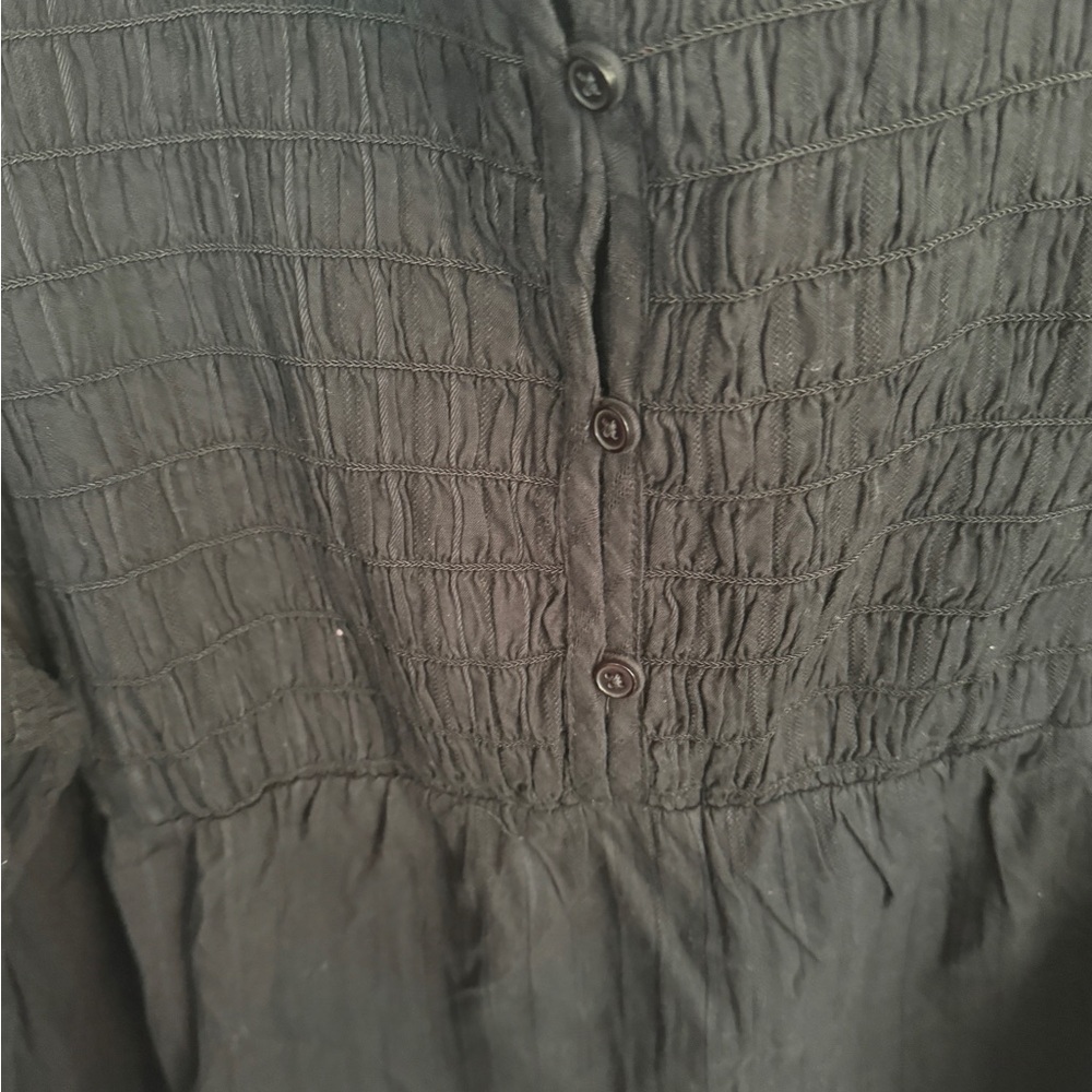 NWT Lane Bryant 26/28 Black Blouse - Picture 4 of 5